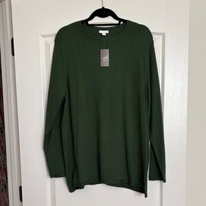 J. Jill Forest Green Knit Pullover